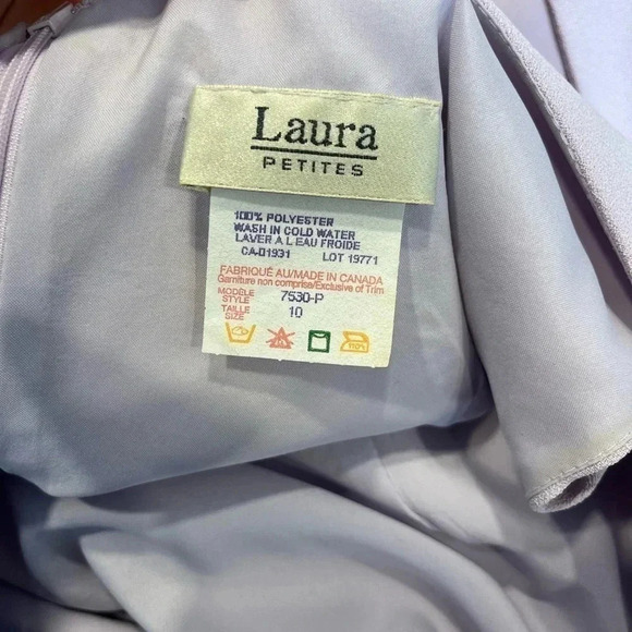 Laura Petites/ Blazer & dress set/ Soft lavender Colour/ Size US 10 - Picture 10 of 16